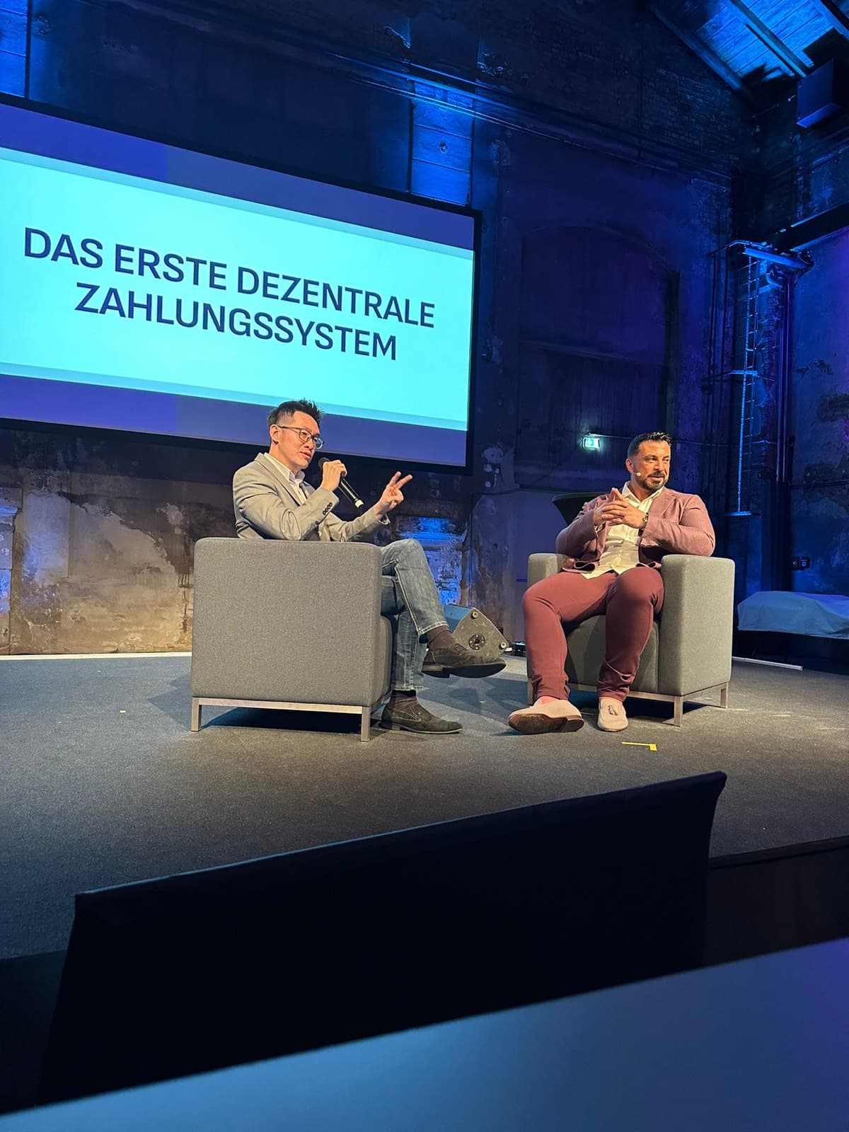 Stage panel — BipTap decentralised payments, 2022